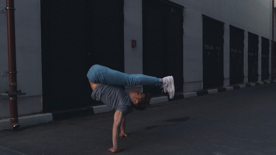 man jumping into 2024 new year fitness