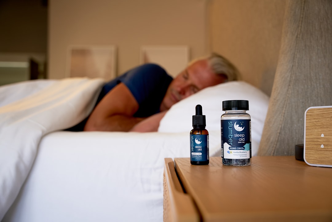sleep supplements concept
